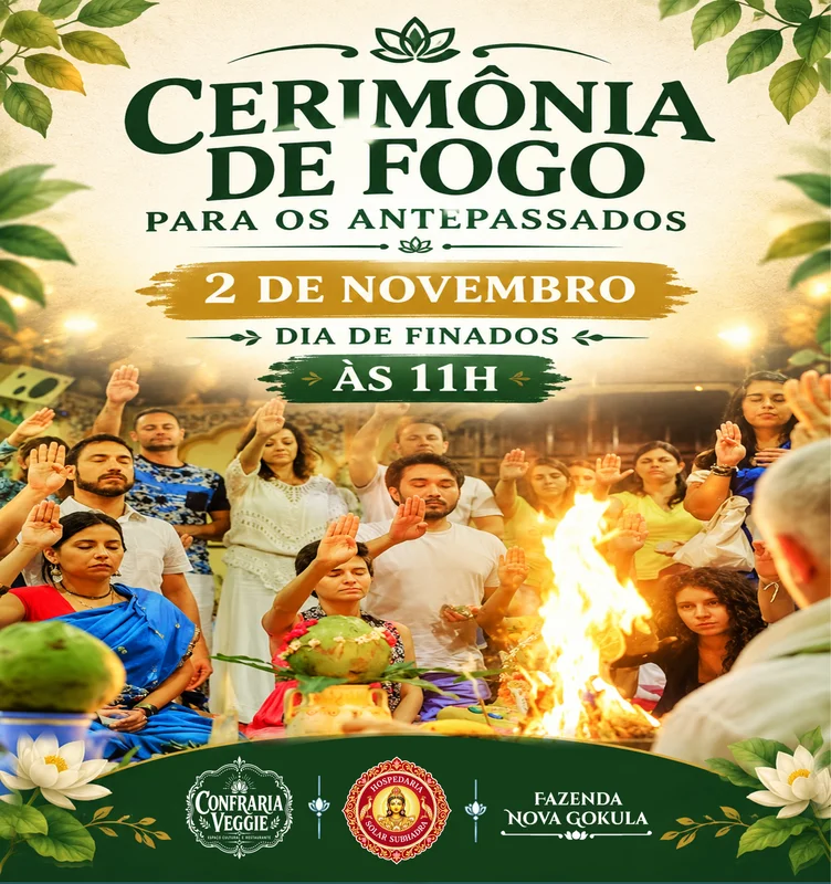 Cerimônia de Fogo para os Antepassados - No Dia de Finados